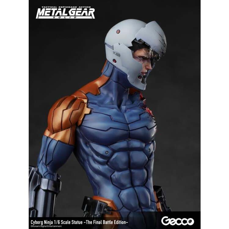 Cyborg Ninja Metal Gear Solid (The Final Battle Ver.) 16 Scale Statue (1)