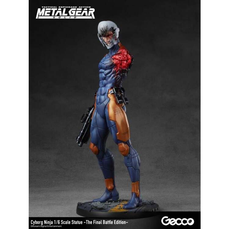 Cyborg Ninja Metal Gear Solid (The Final Battle Ver.) 16 Scale Statue (24)