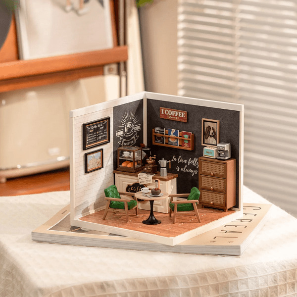 Daily Inspiration Cafe Rolife Super Creator Series 3D DIY Miniature Dollhouse Kit (1)