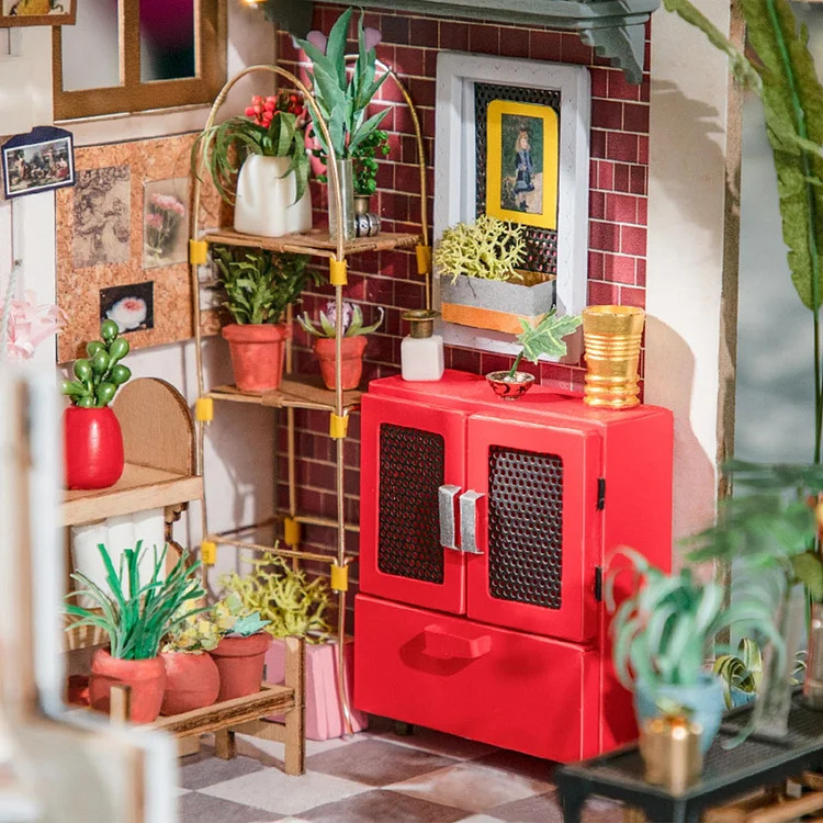 Emily’s Flower Shop Rolife 3D DIY Miniature House Kit (4)