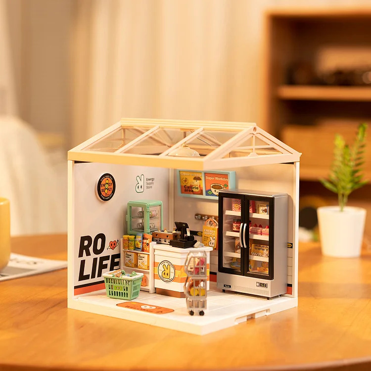Energy Supply Store Robotime 3D DIY Super Creator Series Plastic Miniature House Kit (1)