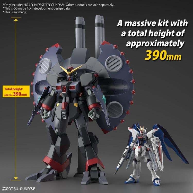 GFAS-X1 Destroy Gundam Mobile Suit Gundam SEED Destiny HGCE 1144 Scale Model Kit (6)