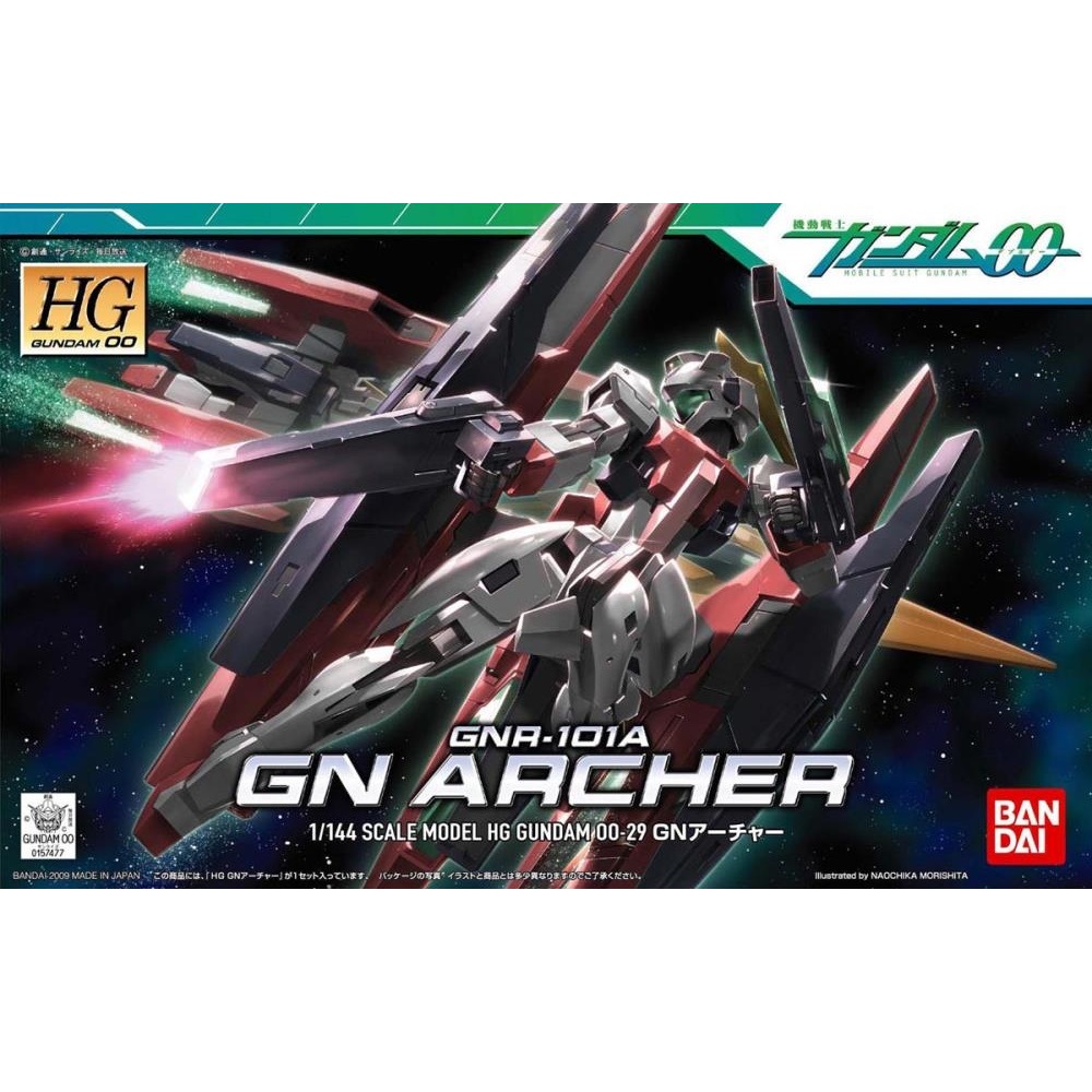 GNR-101A Archer Gundam Mobile Suit Gundam 00 HG00 1144 Scale Model Kit (3)