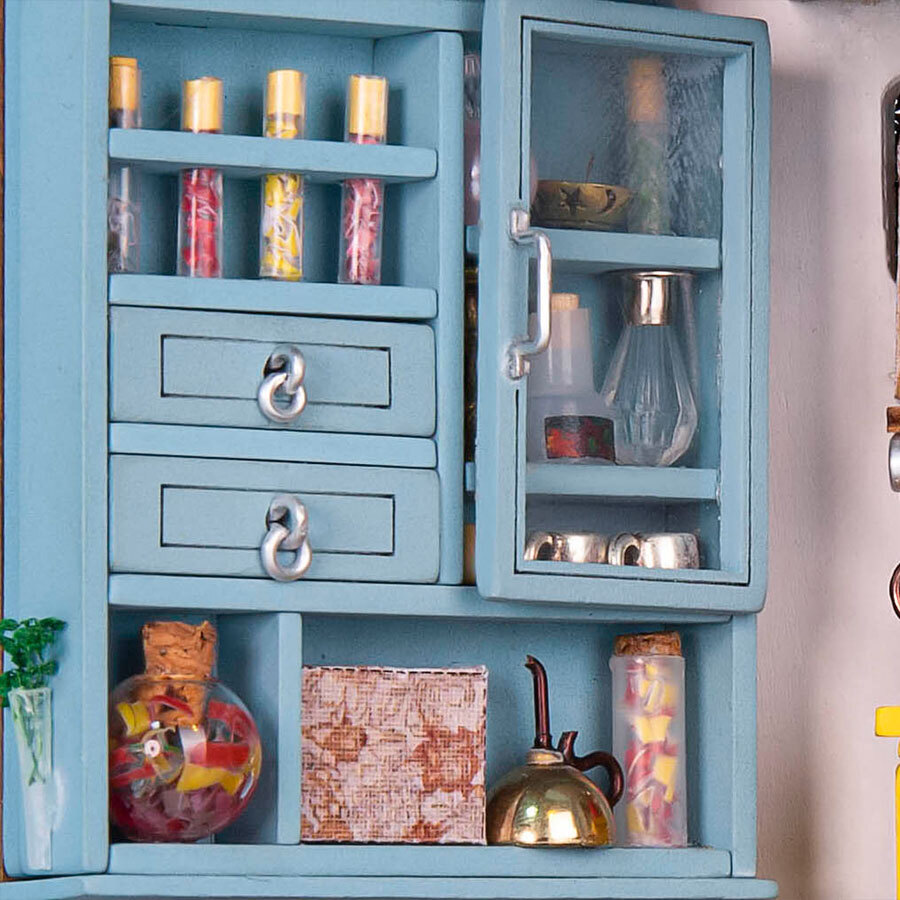 Joy’s Peninsula Living Room Rolife 3D DIY Miniature House (7)