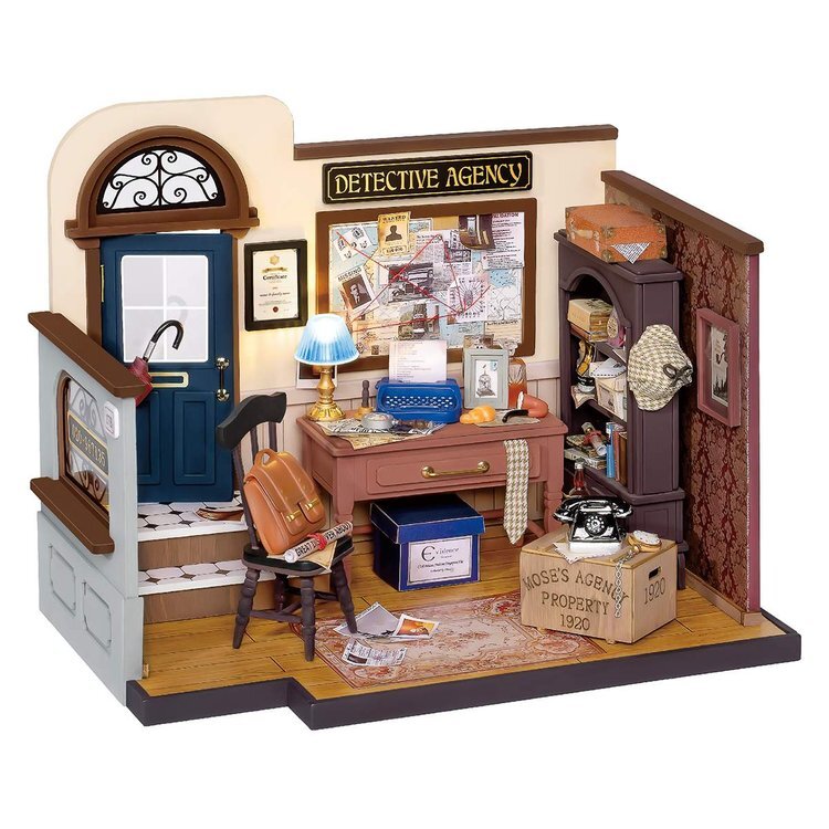 Mose’s Detective Agency Rolife (Mystic Archive Series) 3D DIY Miniature House (3)