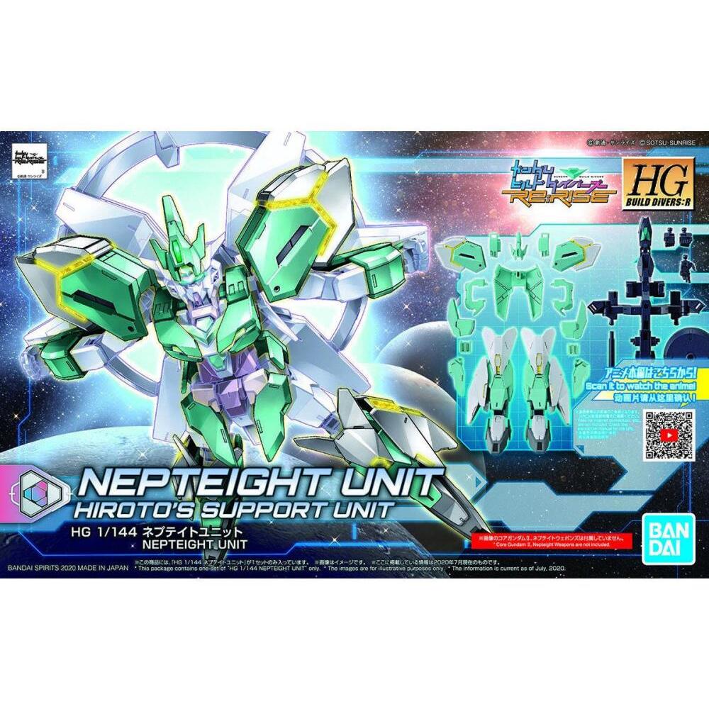 Nepeight Hiroto’s Support Unit Gundam Build Divers Re Rise HG 1144 Scale Accessory Set (1)