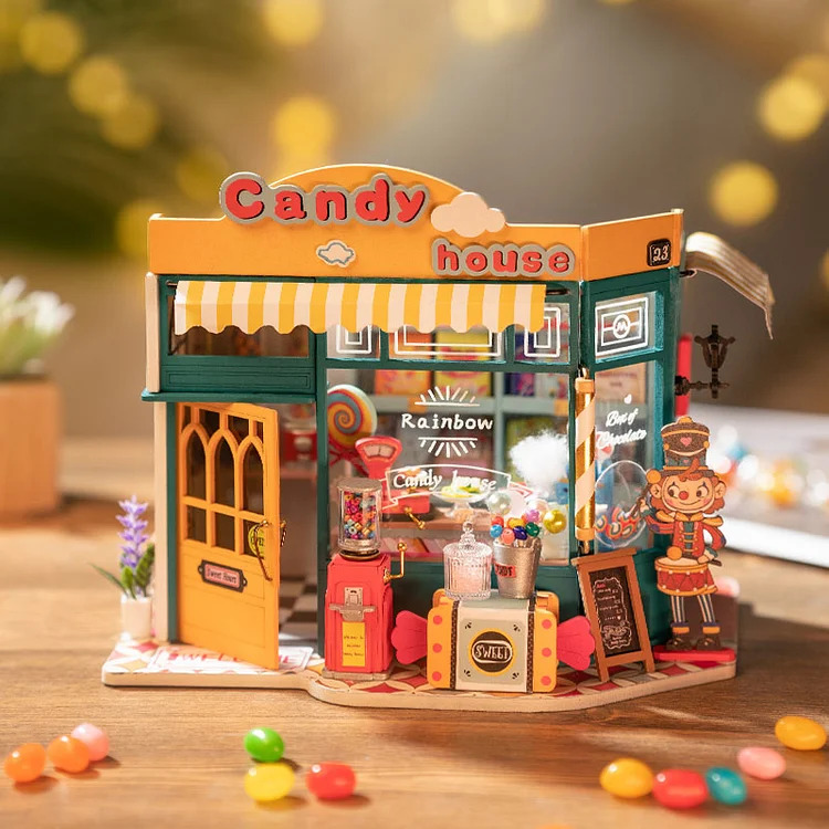 Rainbow Candy House Robolife 3D DIY Mystic Archive Series Miniature House Kit (3)