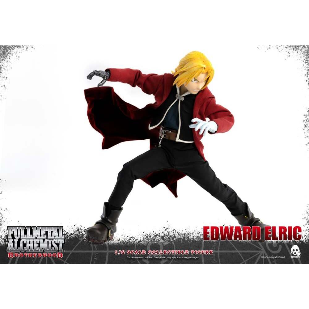 Alphonse & Edward Elric Fullmetal Alchemist Brotherhood FigZero 16 Scale Figure Set (4)