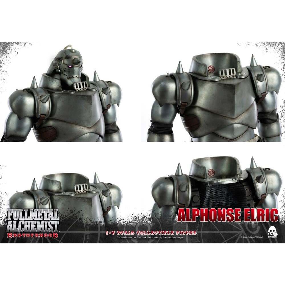 Alphonse & Edward Elric Fullmetal Alchemist Brotherhood FigZero 16 Scale Figure Set (5)
