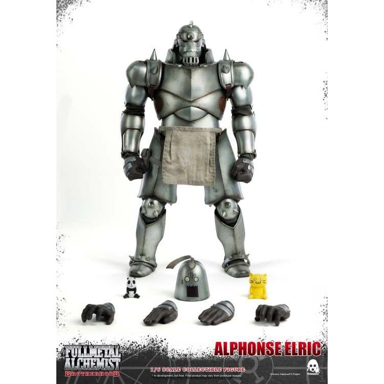 Alphonse & Edward Elric Fullmetal Alchemist Brotherhood FigZero 16 Scale Figure Set (8)