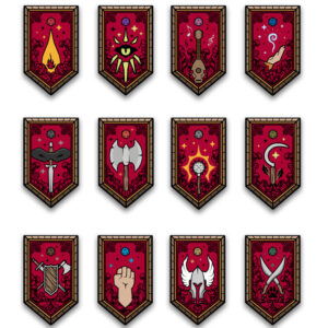 Class Based “Dungeons & Dragons” (Limited Edition) Augmented Reality Pinfinity Pin Set