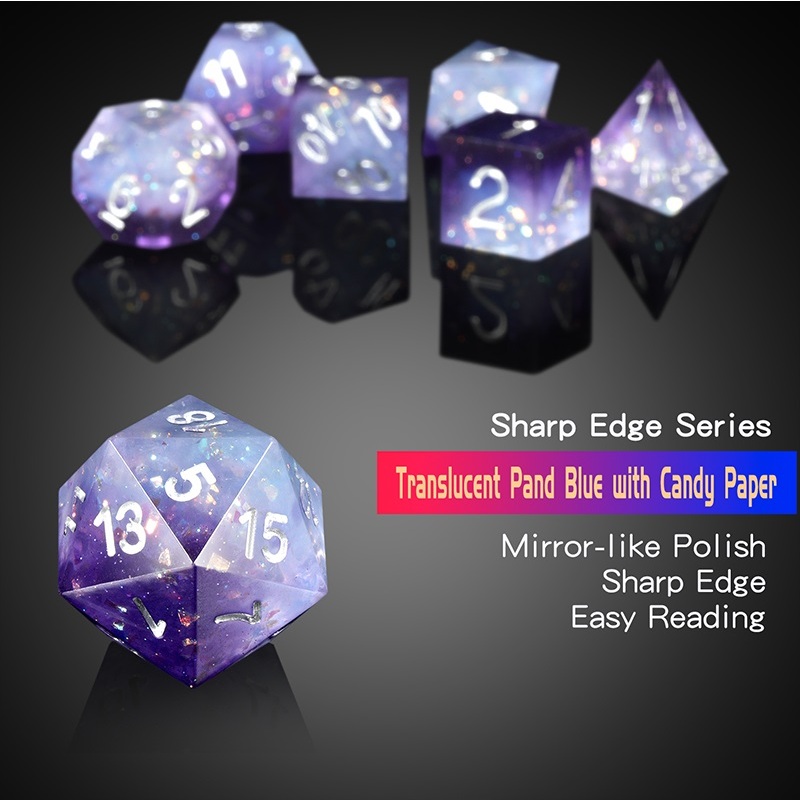 Dreams Sharp Edge 7-Piece Dice Set (1)