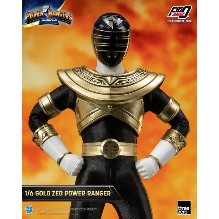 Gold Zeo Ranger Power Rangers Zeo FigZero 16 Scale Figure (1)