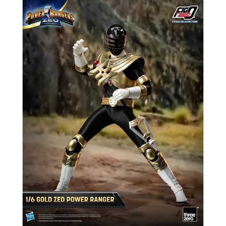 Gold Zeo Ranger Power Rangers Zeo FigZero 16 Scale Figure (10)