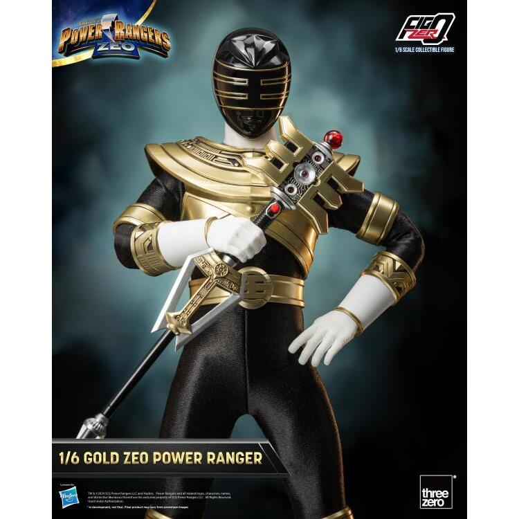 Gold Zeo Ranger Power Rangers Zeo FigZero 16 Scale Figure (12)
