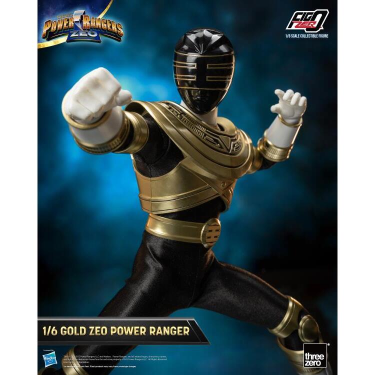 Gold Zeo Ranger Power Rangers Zeo FigZero 16 Scale Figure (4)