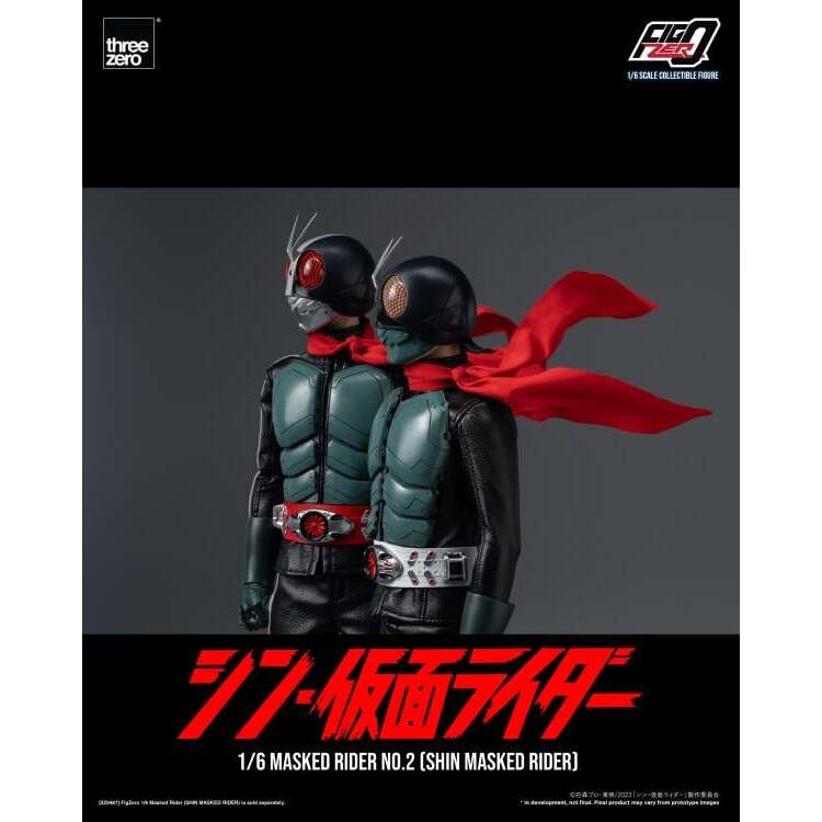 Masked Rider No. 2 Shin Kamen Rider 16 Scale FigZero Figure (12)
