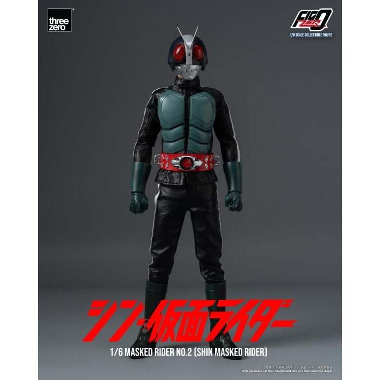Masked Rider No. 2 Shin Kamen Rider 16 Scale FigZero Figure (16)
