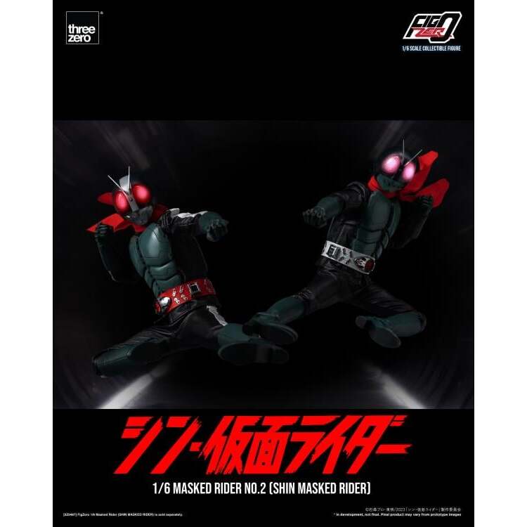 Masked Rider No. 2 Shin Kamen Rider 16 Scale FigZero Figure (18)