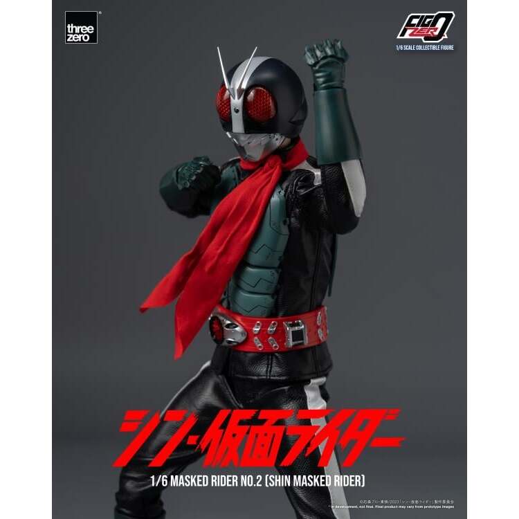 Masked Rider No. 2 Shin Kamen Rider 16 Scale FigZero Figure (21)