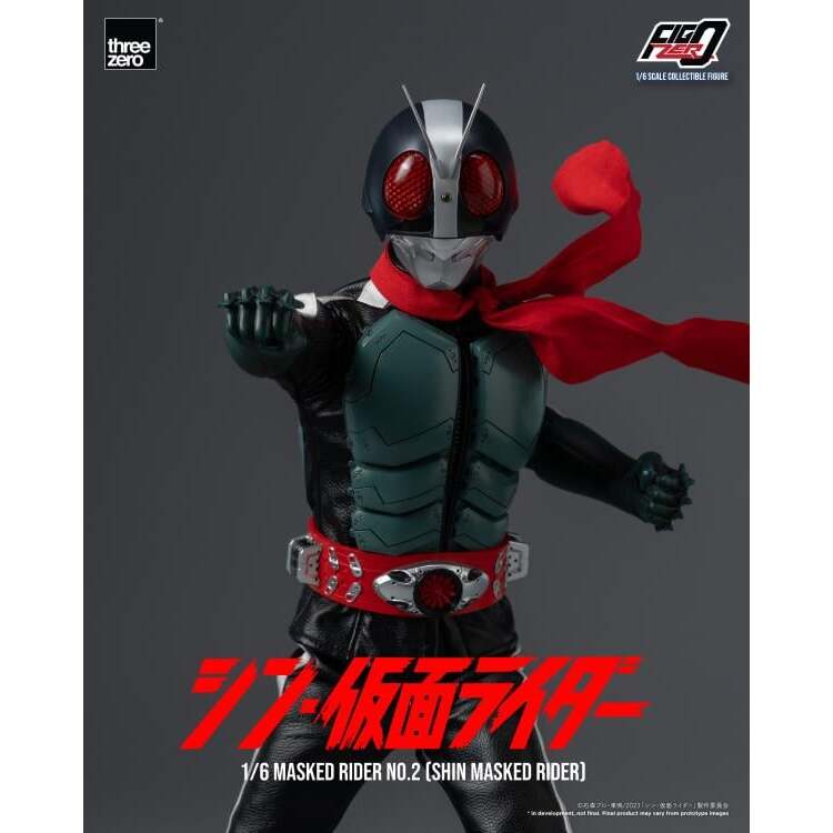 Masked Rider No. 2 Shin Kamen Rider 16 Scale FigZero Figure (22)
