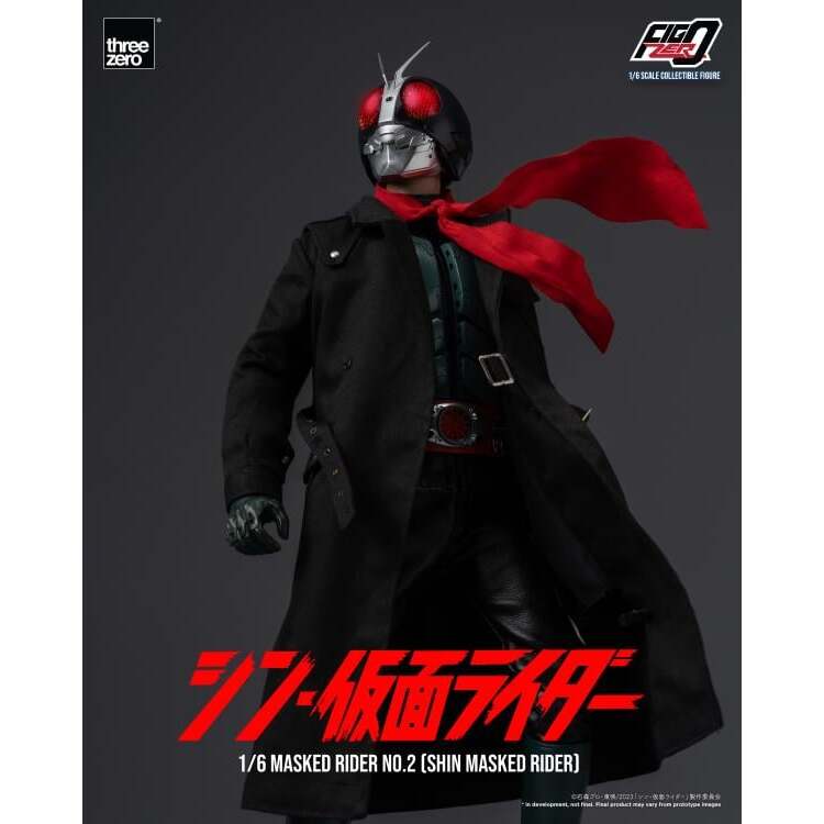 Masked Rider No. 2 Shin Kamen Rider 16 Scale FigZero Figure (23)