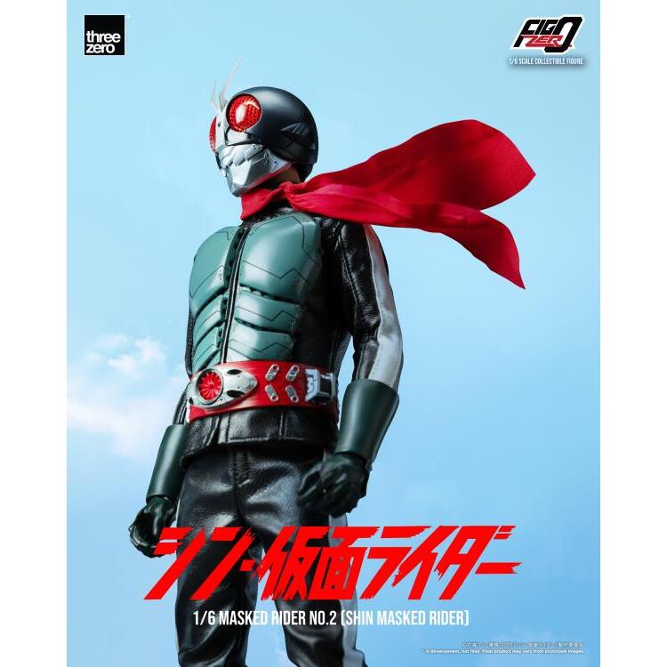 Masked Rider No. 2 Shin Kamen Rider 16 Scale FigZero Figure (25)