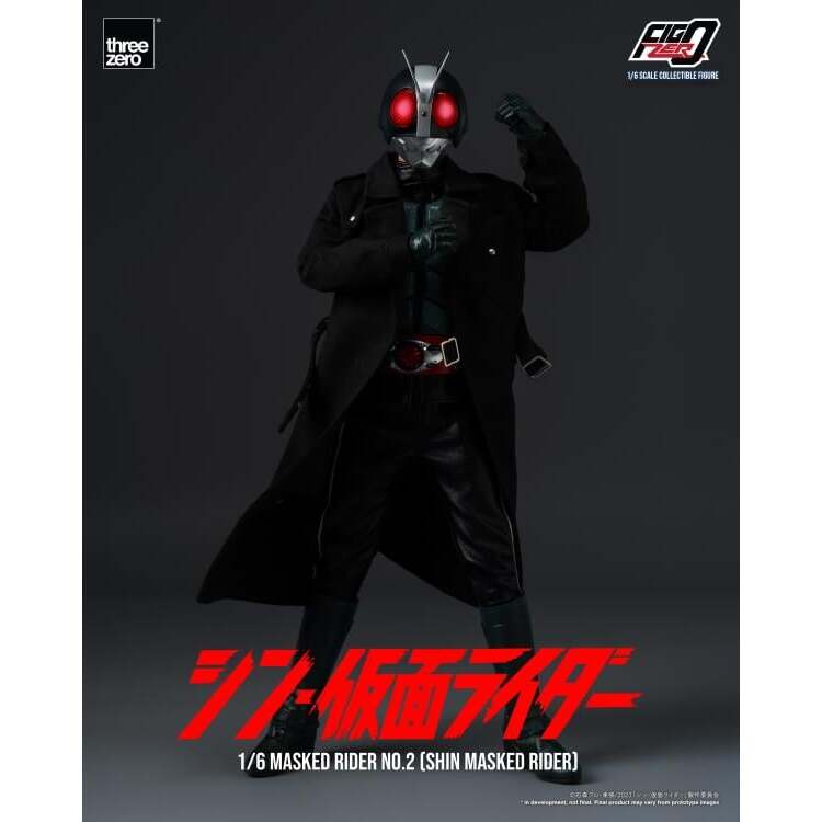 Masked Rider No. 2 Shin Kamen Rider 16 Scale FigZero Figure (26)