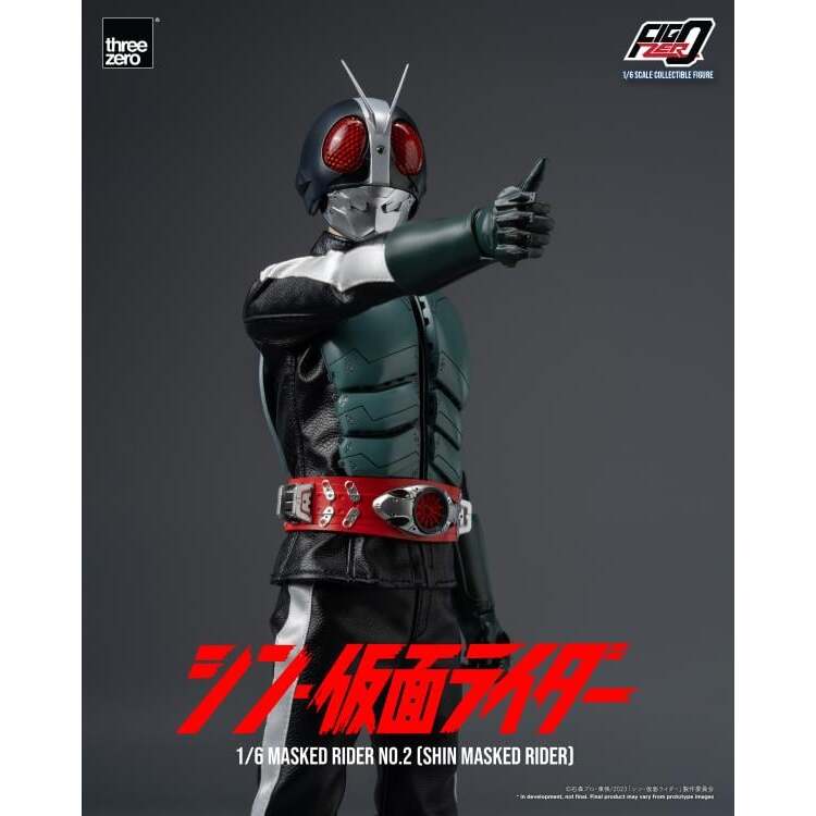 Masked Rider No. 2 Shin Kamen Rider 16 Scale FigZero Figure (3)