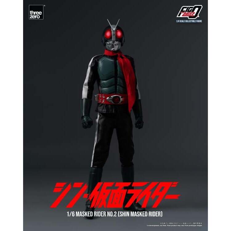 Masked Rider No. 2 Shin Kamen Rider 16 Scale FigZero Figure (4)