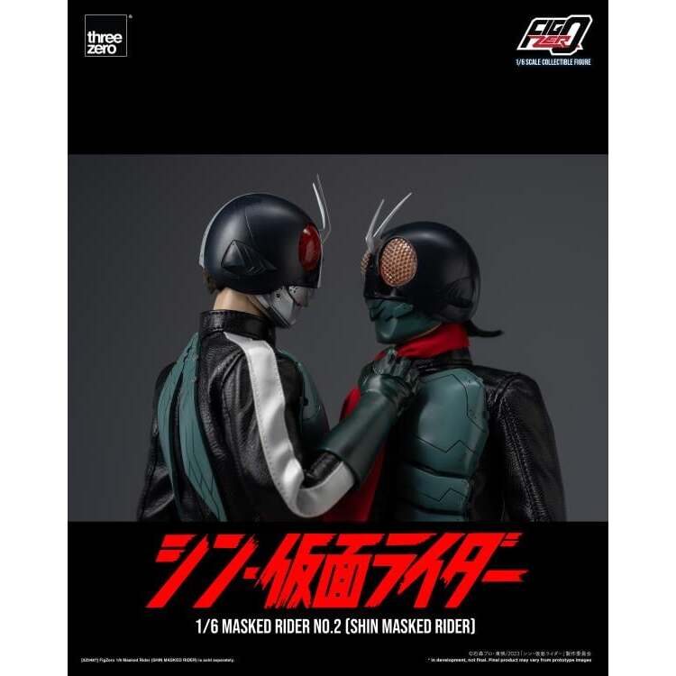 Masked Rider No. 2 Shin Kamen Rider 16 Scale FigZero Figure (7)