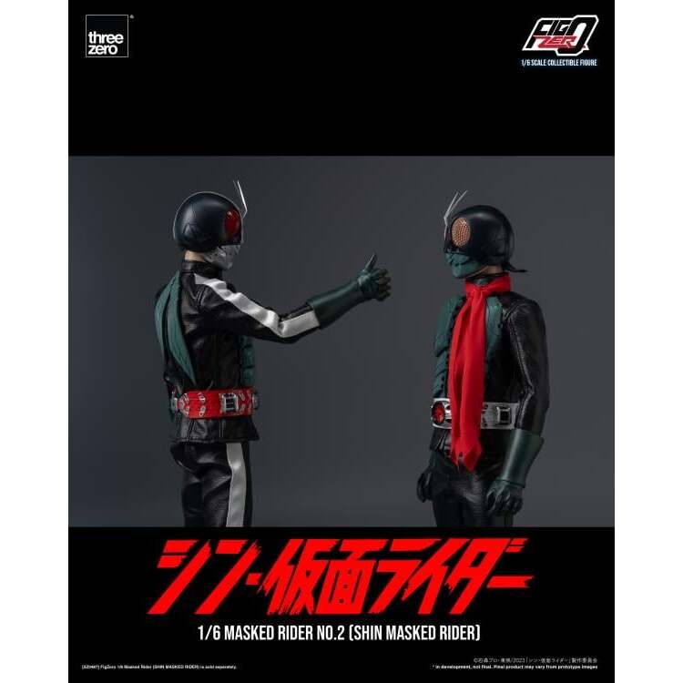 Masked Rider No. 2 Shin Kamen Rider 16 Scale FigZero Figure (8)