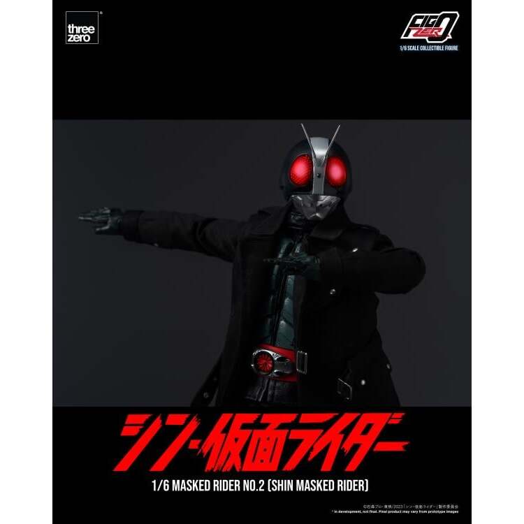 Masked Rider No. 2 Shin Kamen Rider 16 Scale FigZero Figure (9)
