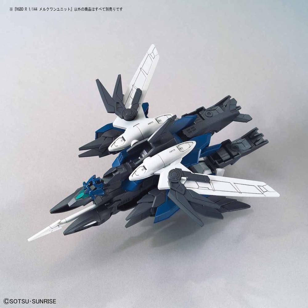 Mercuone Armor Unit (Hiroto’s Support Unit) Gundam Build Divers ReRISE HGBDR 1144 Scale Model Kit (4)