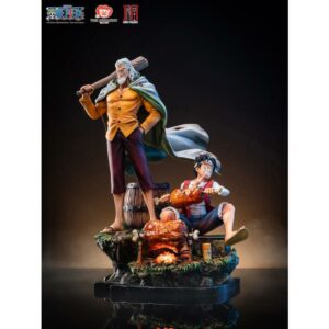 Monkey D. Luffy & Silvers Reyleigh “One Piece” Statue Set