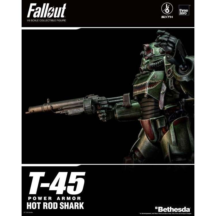 T-45 (Hot Rod Shark) Fallout Power Armor 16 Scale Figure (11)