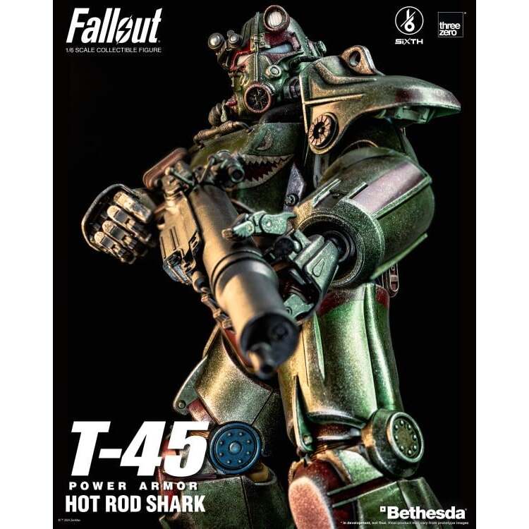 T-45 (Hot Rod Shark) Fallout Power Armor 16 Scale Figure (13)