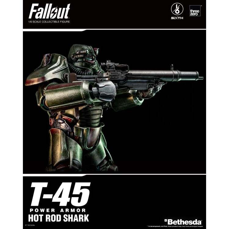 T-45 (Hot Rod Shark) Fallout Power Armor 16 Scale Figure (15)