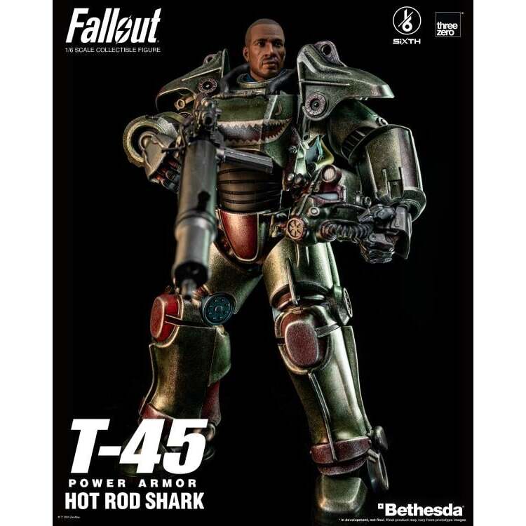 T-45 (Hot Rod Shark) Fallout Power Armor 16 Scale Figure (16)