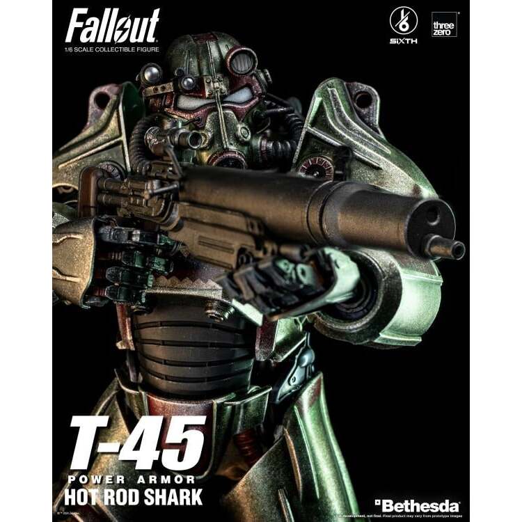 T-45 (Hot Rod Shark) Fallout Power Armor 16 Scale Figure (18)