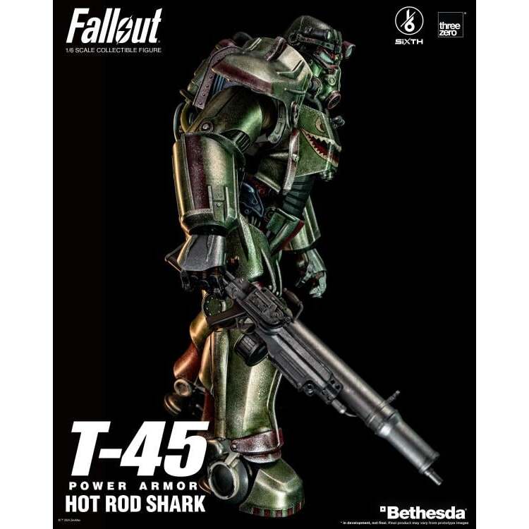 T-45 (Hot Rod Shark) Fallout Power Armor 16 Scale Figure (19)