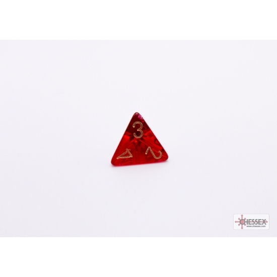 Translucent Crimson 8-Piece Dice Set (5)