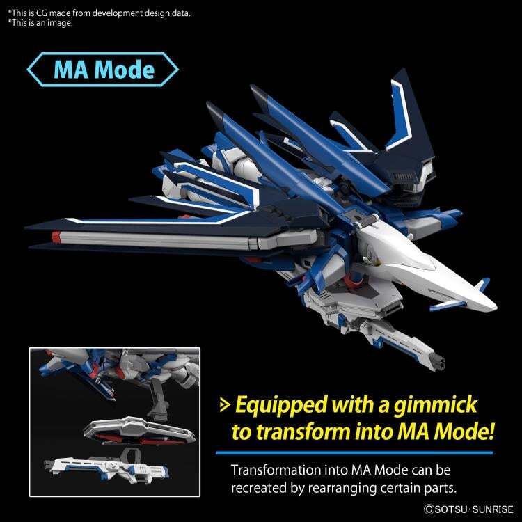 Rising Freedom Gundam Mobile Suit Gundam SEED Freedom HGGS 1144 Scale Model Kit (2)