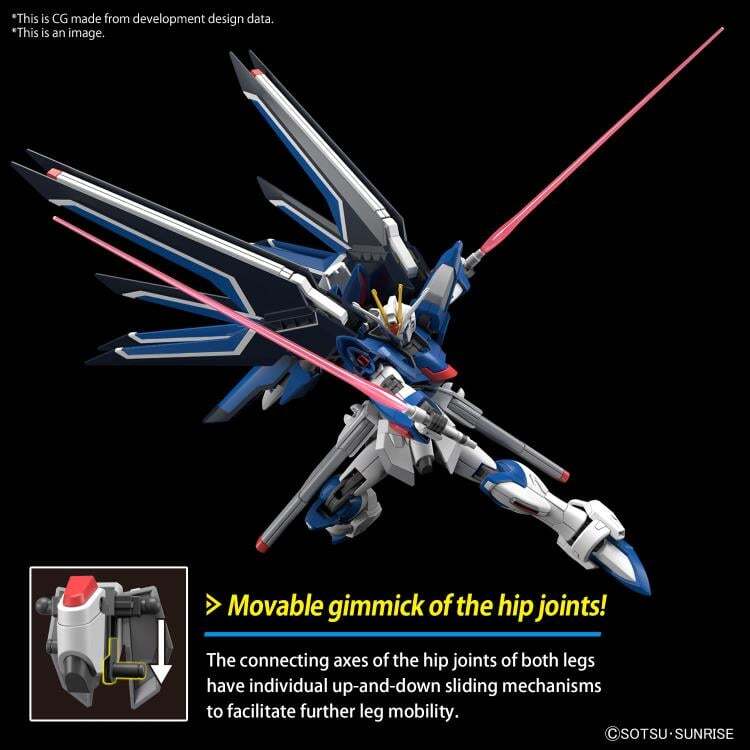 Rising Freedom Gundam Mobile Suit Gundam SEED Freedom HGGS 1144 Scale Model Kit (6)