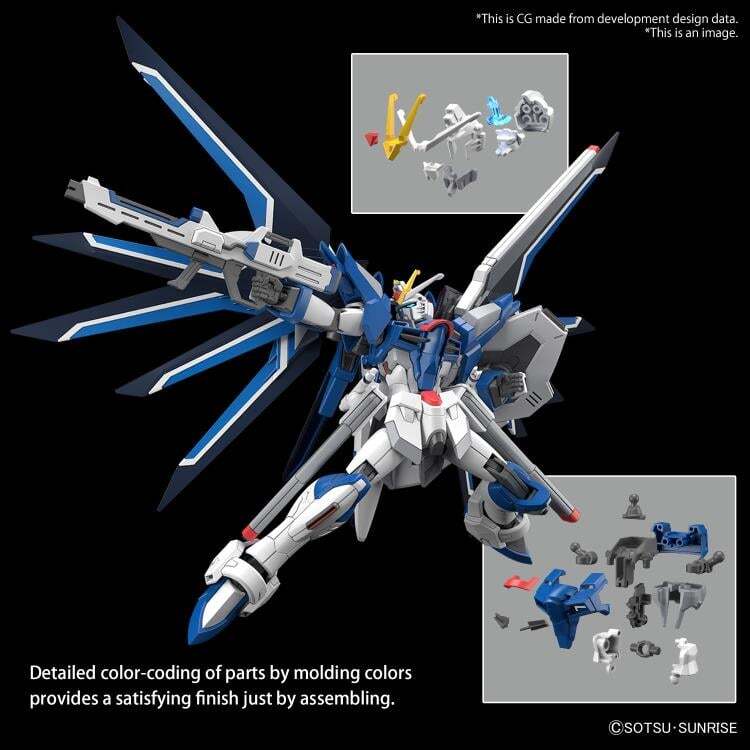 Rising Freedom Gundam Mobile Suit Gundam SEED Freedom HGGS 1144 Scale Model Kit (9)