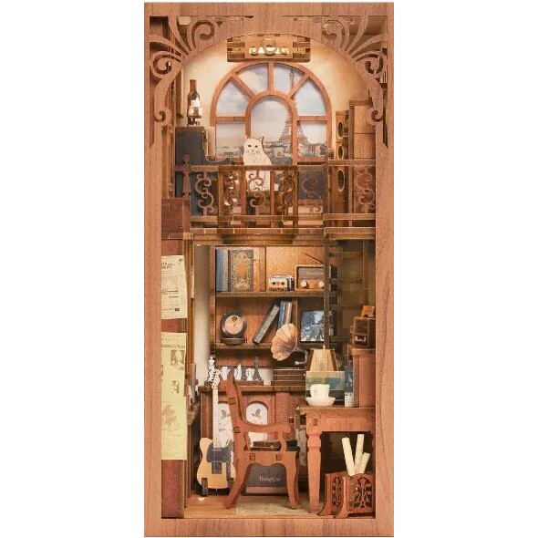 Secret Rhythm Hands Craft 3D DIY Wooden Bookend Puzzle Kit (4) Secret Rhythm Hands Craft 3D DIY Wooden Bookend Puzzle Kit (4)