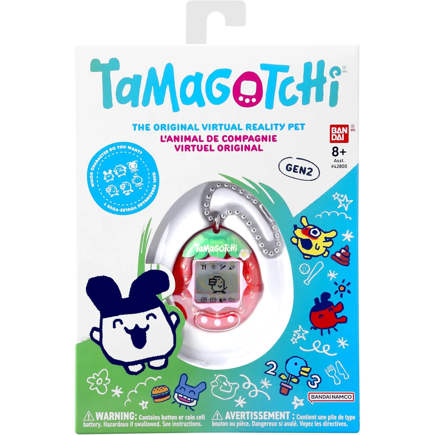 Fresh Strawberry Tamagotchi Generation 2 Virtual Pet (6) Fresh Strawberry Tamagotchi Generation 2 Virtual Pet (6)